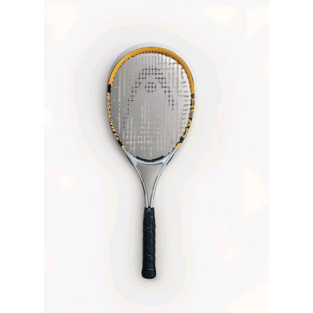Head Tennis Racket - Ti.Conquest 2003 Supersize Ti.Magnesium Black & Yellow